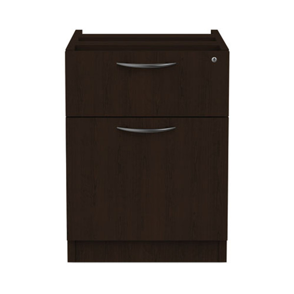 Alera Valencia Series Hanging Pedestal File, Left/right, 2-drawers: Box/file, Legal/letter, Espresso, 15.63" X 20.5" X 19.25"