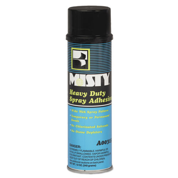 Heavy-duty Adhesive Spray, 12 Oz, Dries Clear, 12/carton Heavy-duty Adhesive Spray, 12 Oz, Dries Clear, 12/carton