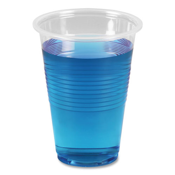 Translucent Plastic Cold Cups, 16 Oz, Polypropylene, 50/pack