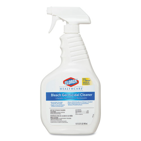 Bleach Germicidal Cleaner, 32 Oz Spray Bottle