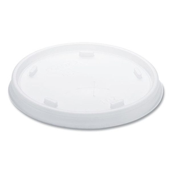 Plastic Cold Cup Lids, Fits 8 Oz To 9 Oz Cold Cups, Translucent, 100/pack, 10 Packs/carton