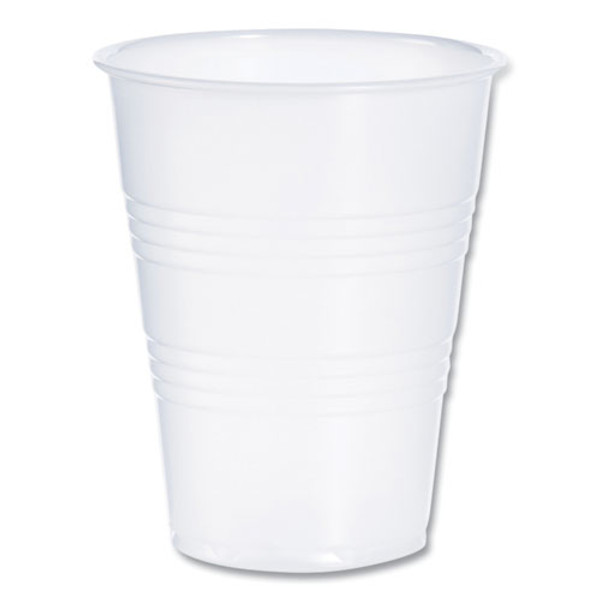 High-impact Polystyrene Cold Cups, 9 Oz, Translucent, 100 Cups/sleeve, 25 Sleeves/carton