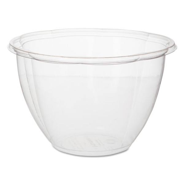 Salad Bowls, 48 Oz, 6.69" Diameter X 4.38" H, Clear, Plastic, 300/carton