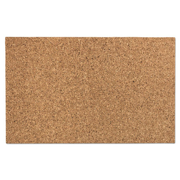 Idesign Frameless Cork Bulletin Board, 24 X 38, Tan Surface