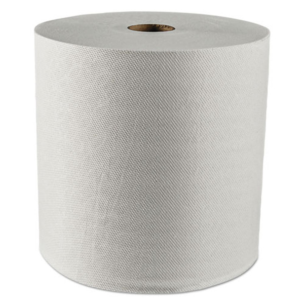 Hard Roll Paper Towels With Premium Absorbency Pockets, 1-ply, 8" X 425 Ft, 1.5" Core, White, 12 Rolls/carton