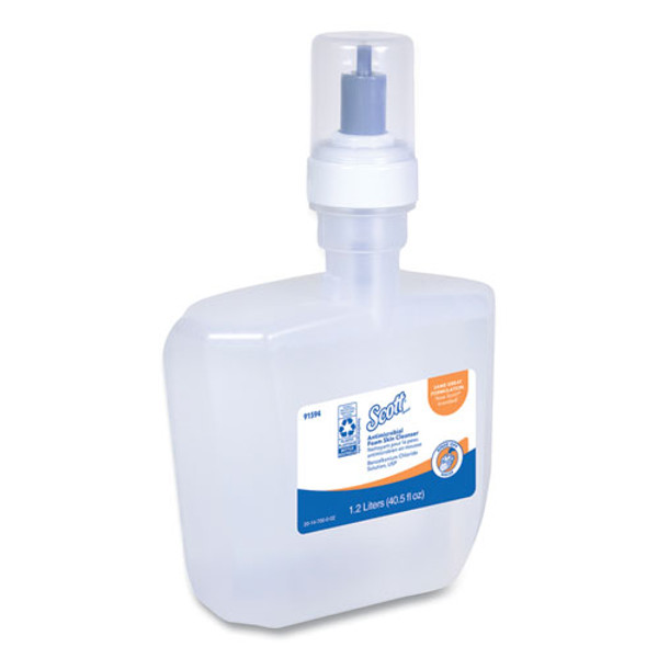 Antimicrobial Foam Skin Cleanser, Fresh Scent, 1,200 Ml, 2/carton