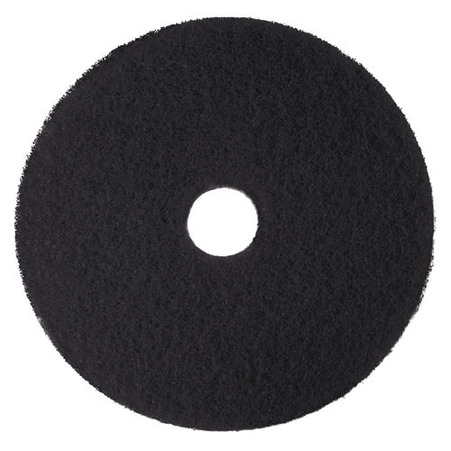 Low-speed High Productivity Floor Pads 7300, 21" Diameter, Black, 5/carton