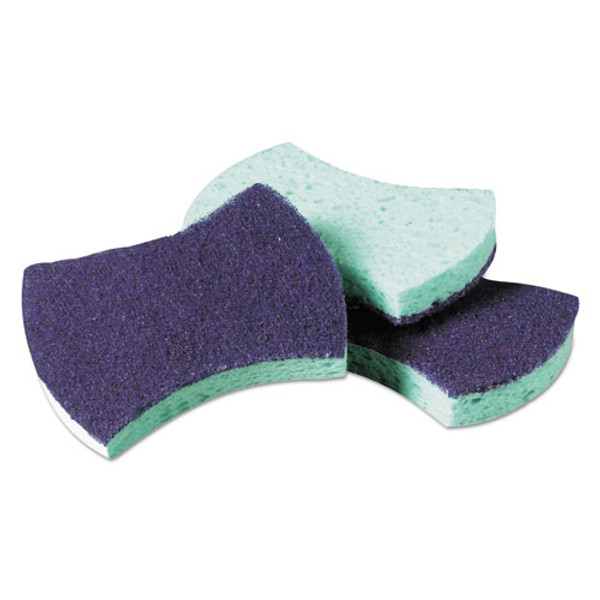 Power Sponge #3000, 2.8 X 4.5, 0.6" Thick, Blue/teal, 20/carton