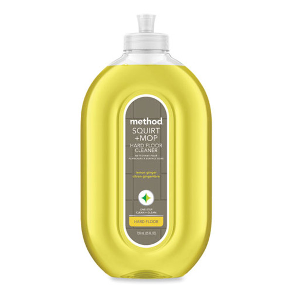 Squirt + Mop Hard Floor Cleaner, 25 Oz Spray Bottle, Lemon Ginger Scent