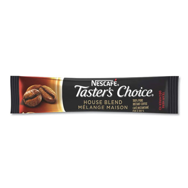 Taster's Choice House Blend Instant Coffee, 0.1oz Stick, 6/box, 12box/carton