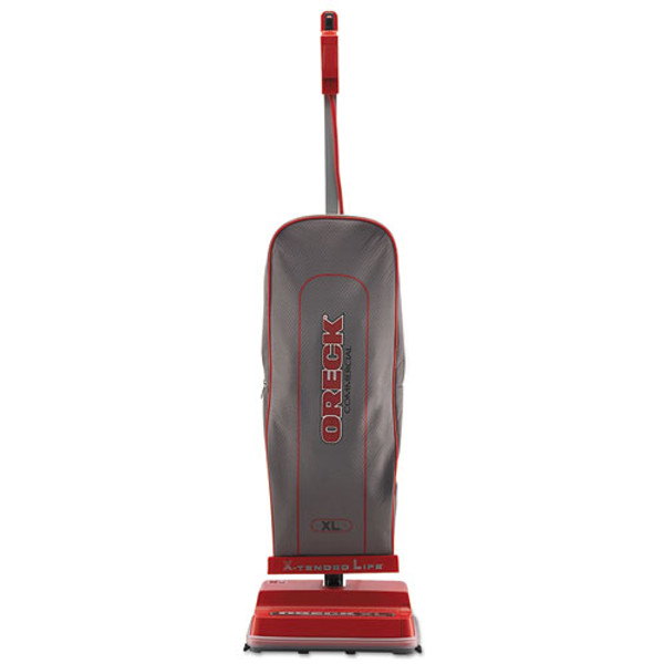 U2000rb-1 Upright Vacuum, 12" Cleaning Path, Red/gray