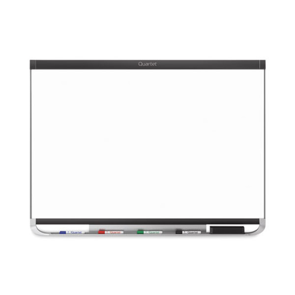 QRTP558BP2 Prestige 2 DuraMax Magnetic Porcelain Whiteboard, 96 x 48, Black Frame