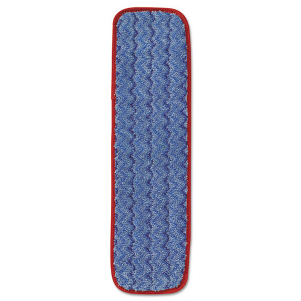 Microfiber Wet Mopping Pad, 18.5" X 5.5" X 0.5", Red