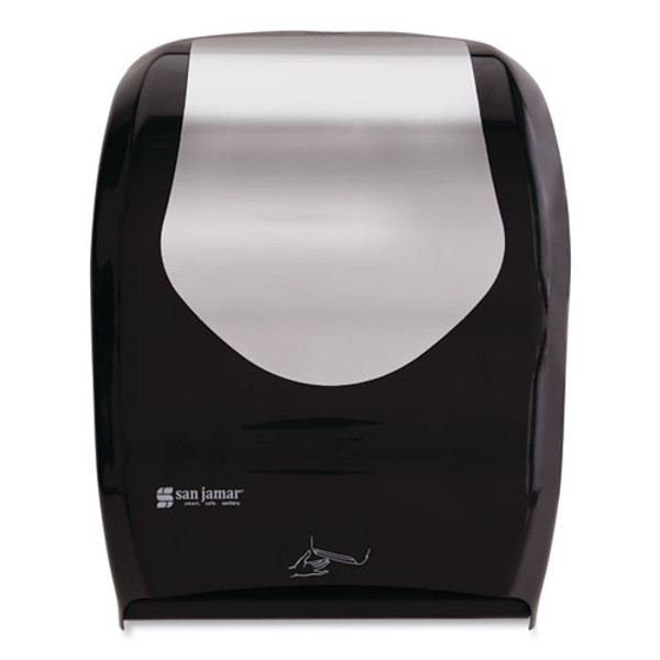 Smart System With Iq Sensor Towel Dispenser, 16.5 X 9.75 X 12, Black/silver