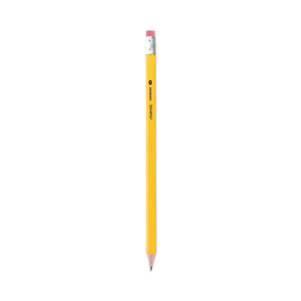 #2 Pre-sharpened Woodcase Pencil, Hb (#2), Black Lead, Yellow Barrel, 72/pack