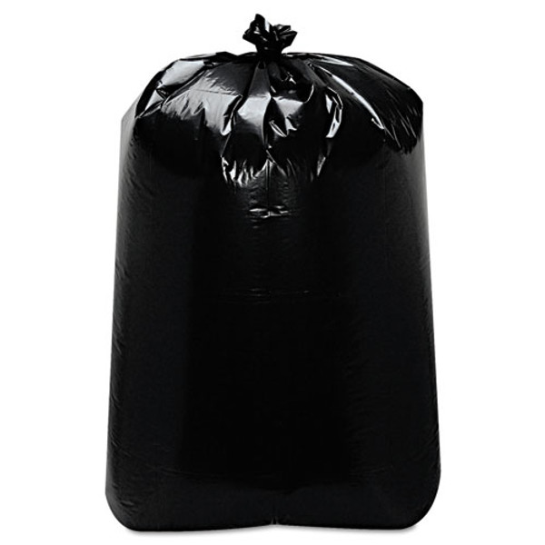 Low-density Can Liners, 60 Gal, 22" X 58", Black, 100/carton