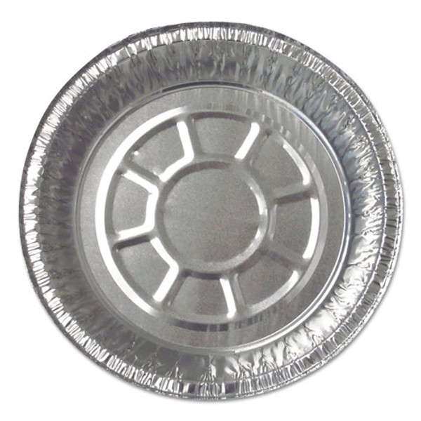 Aluminum Round Containers, 22 Gauge, 24 Oz, 7" Diameter X 1.75"h, Silver, 500/carton