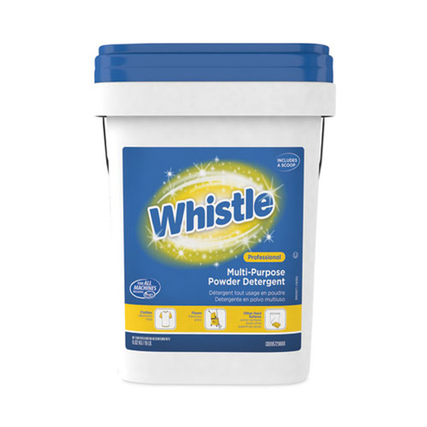 Whistle Multi-purpose Powder Detergent, Citrus, 19 Lb Pail
