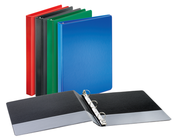 CRD72719 Cardinal® Performer™ Non-Locking Round Ring Binder, 1" Assorted Colors