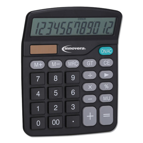 15923 Desktop Calculator, 12-digit Lcd