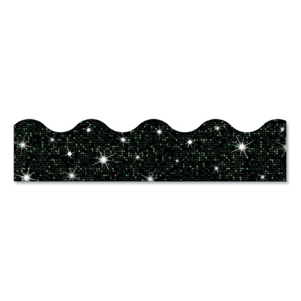 Terrific Trimmers Sparkle Border, 2.75" X 32 Ft, Black