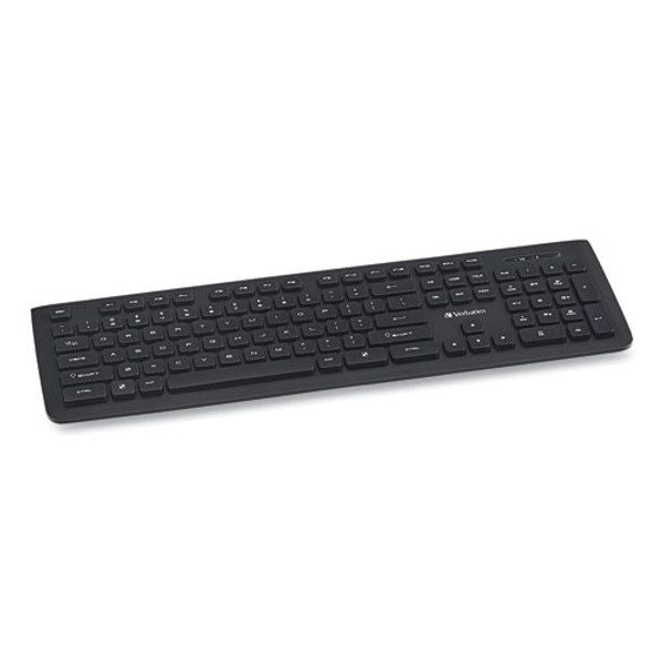 Wireless Slim Keyboard, 103 Keys, Black