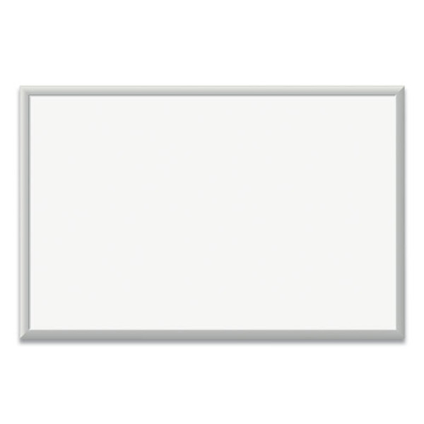 Magnetic Dry Erase Board With Aluminum Frame, 35 X 23, White Surface, Silver Frame