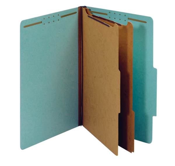 PFX29030P Pendaflex® Classification Folders 2 Dividers, 2" Fasteners, Legal, Blue, 10/Box