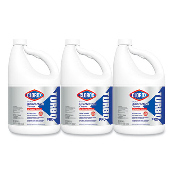 Turbo Pro Disinfectant Cleaner For Sprayer Devices, 121 Oz Bottle, 3/carton