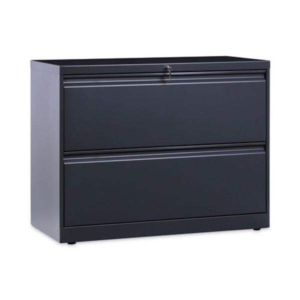 Lateral File, 2 Legal/letter/a4/a5-size File Drawers, Charcoal, 36" X 18.63" X 28"