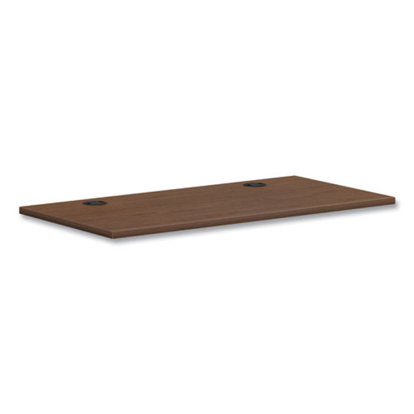 Mod Worksurface, Rectangular, 48w X 24d, Sepia Walnut