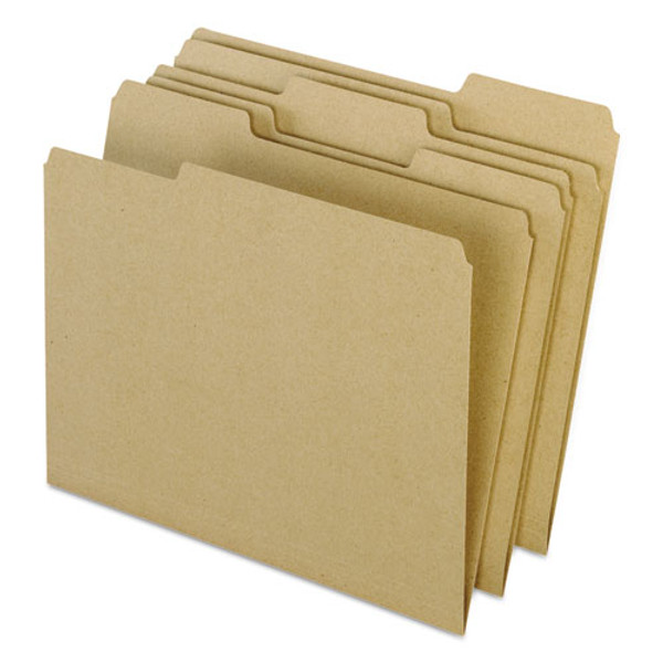 PFX04342 EarthWise® by Pendaflex® 100% Recycled File Folders, Natural, Letter Size, 100/BX