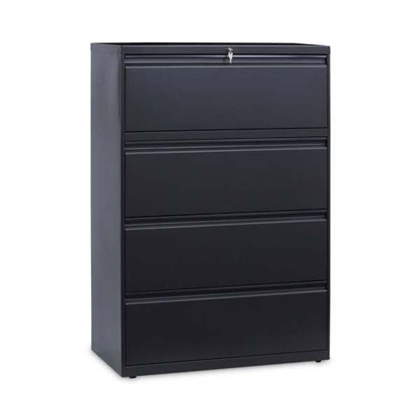 Lateral File, 4 Legal/letter/a4/a5-size File Drawers, Charcoal, 36" X 18.63" X 52.5"