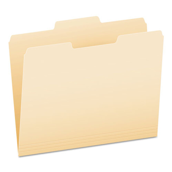 PFX752132 Pendaflex® File Folders, Letter Size, Manila, 1/3 Cut, 100/BX