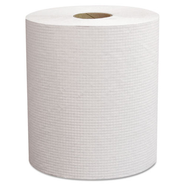 Select Roll Paper Towels, 1-ply, 7.9" X 800 Ft,  White, 6 Rolls/carton