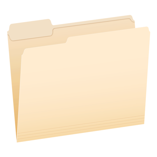 PFXR752131 Pendaflex®  Reinforced File Folders, Letter Size, 1/3 Cut, Position 1, Manila, 100 Per box