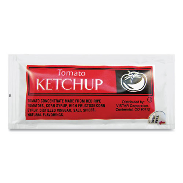 Condiment Packets, Ketchup, 0.25 Oz Packet, 200/carton