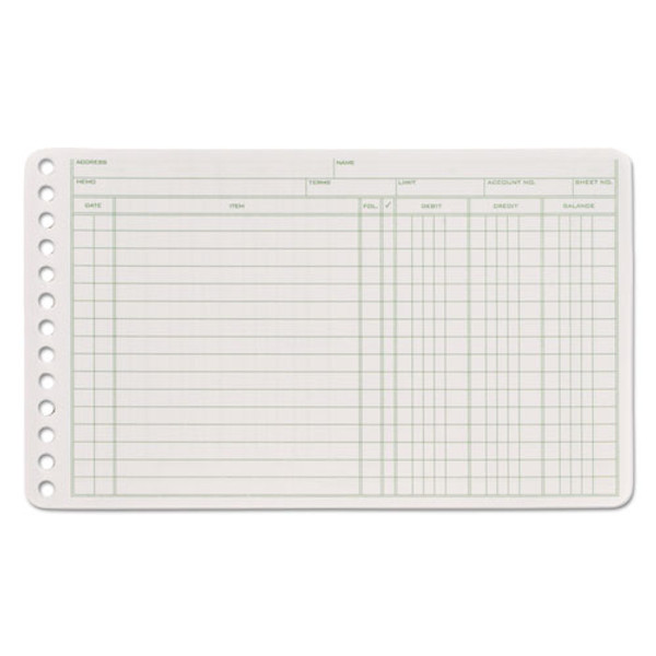 Adams Six-Ring Ledger Binder Refill Sheets