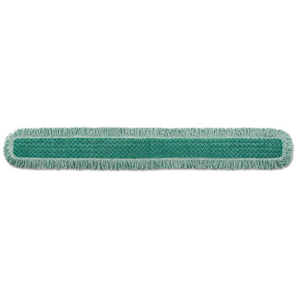 Hygen Dust Mop Heads With Fringe, Green, 60 In., Microfiber, Cut-end