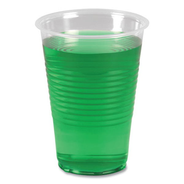 Translucent Plastic Cold Cups, 14 Oz, Polypropylene, 50/pack