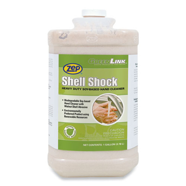 Shell Shock Heavy Duty Soy-based Hand Cleaner, Cinnamon, 1 Gal Bottle, 4/carton