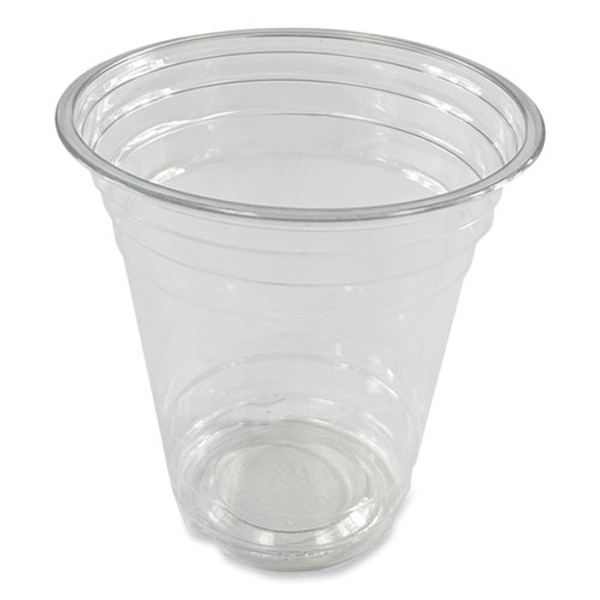 Clear Plastic Cold Cups, Squat, 12 Oz, 1,000/carton