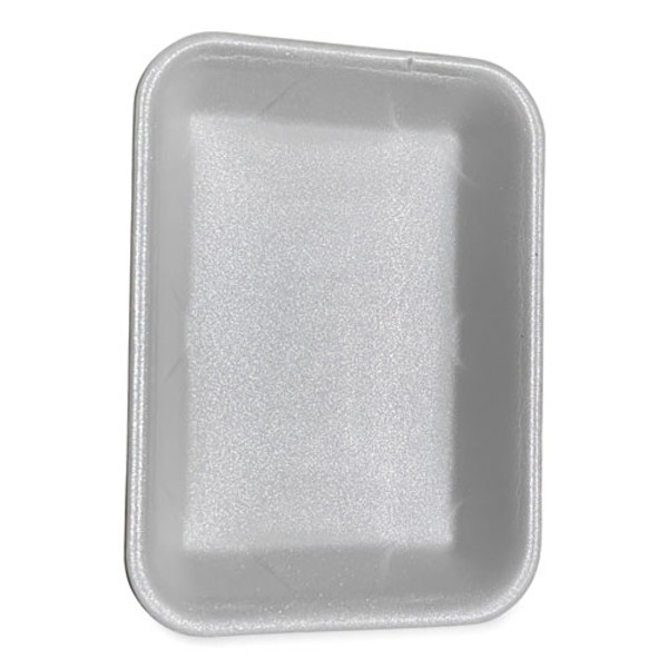 Meat Trays, #4p, 9.5 X 7.19 X 1.2, White, 500/carton