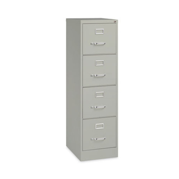 Vertical Letter File Cabinet, 4 Letter-size File Drawers, Light Gray, 15 X 22 X 52