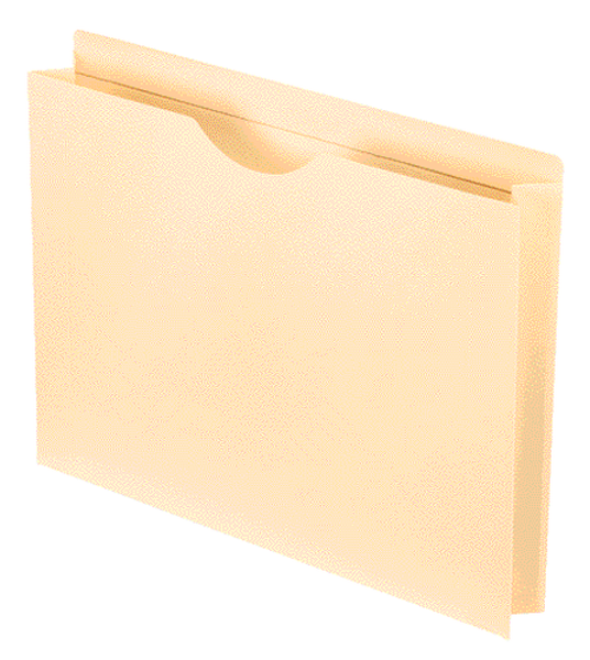 PFX22025EE Pendaflex® Smart Shield™ Reinforced File Jackets, Letter Size, Manila, Thumb-cut, 2" Expansion