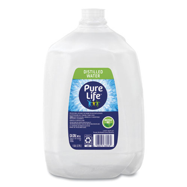 Distilled Water, 1 Gal Bottle, 6 Bottles/carton, 35 Cartons/pallet