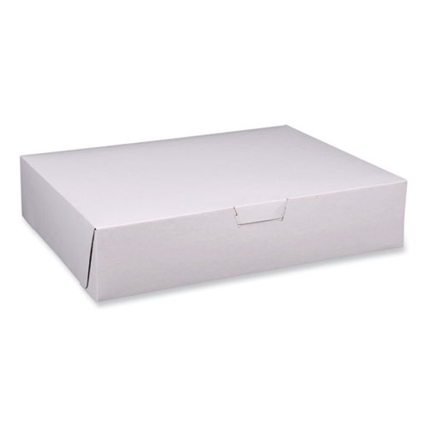 Bakery Boxes, Standard, 19 X 14 X 4, White, Paper, 50/carton