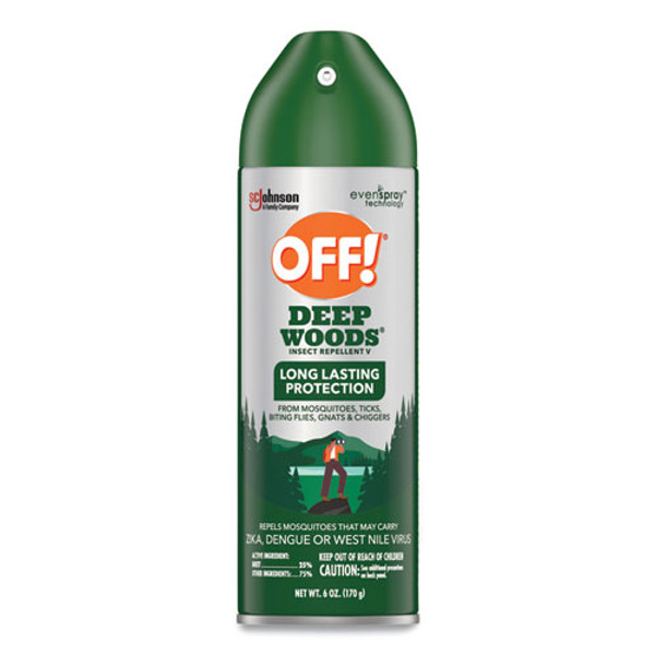Deep Woods Insect Repellent, 6 Oz Aerosol Spray, 12/carton