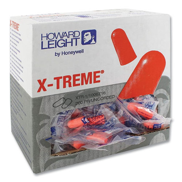 X-treme Uncorded Disposable Earplugs, Uncorded, One Size Fits Most, 32 Db, Orange, 2,000/carton
