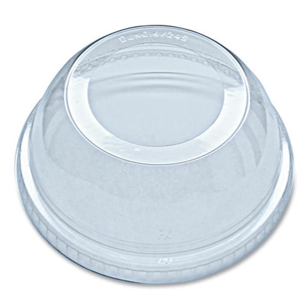 Greenware Cold Drink Lids, Dome, Fits 16 Oz To 24 Oz Cold Cups, Plastic, Clear, 1,000/carton